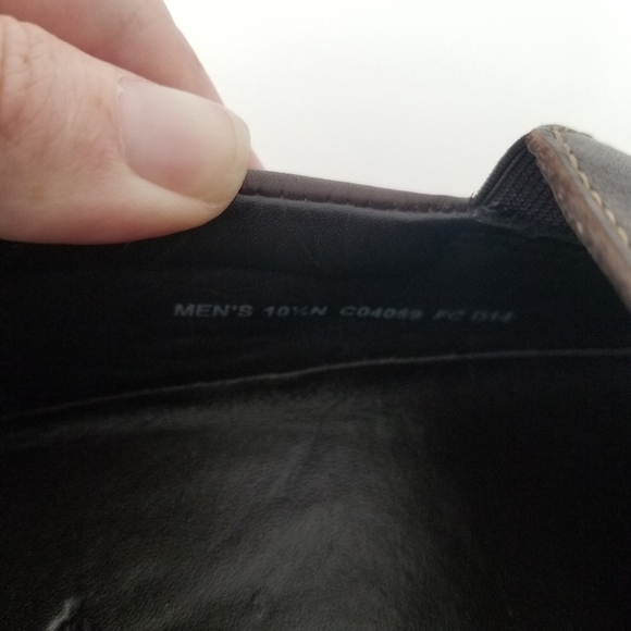 Cole Haan Tucker Venetian Brown Leather Slip On Loafers 10.5 French Roast - Picture 7 of 9